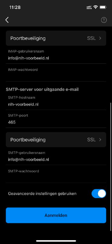 Stap 4: Uitgaande e-mail